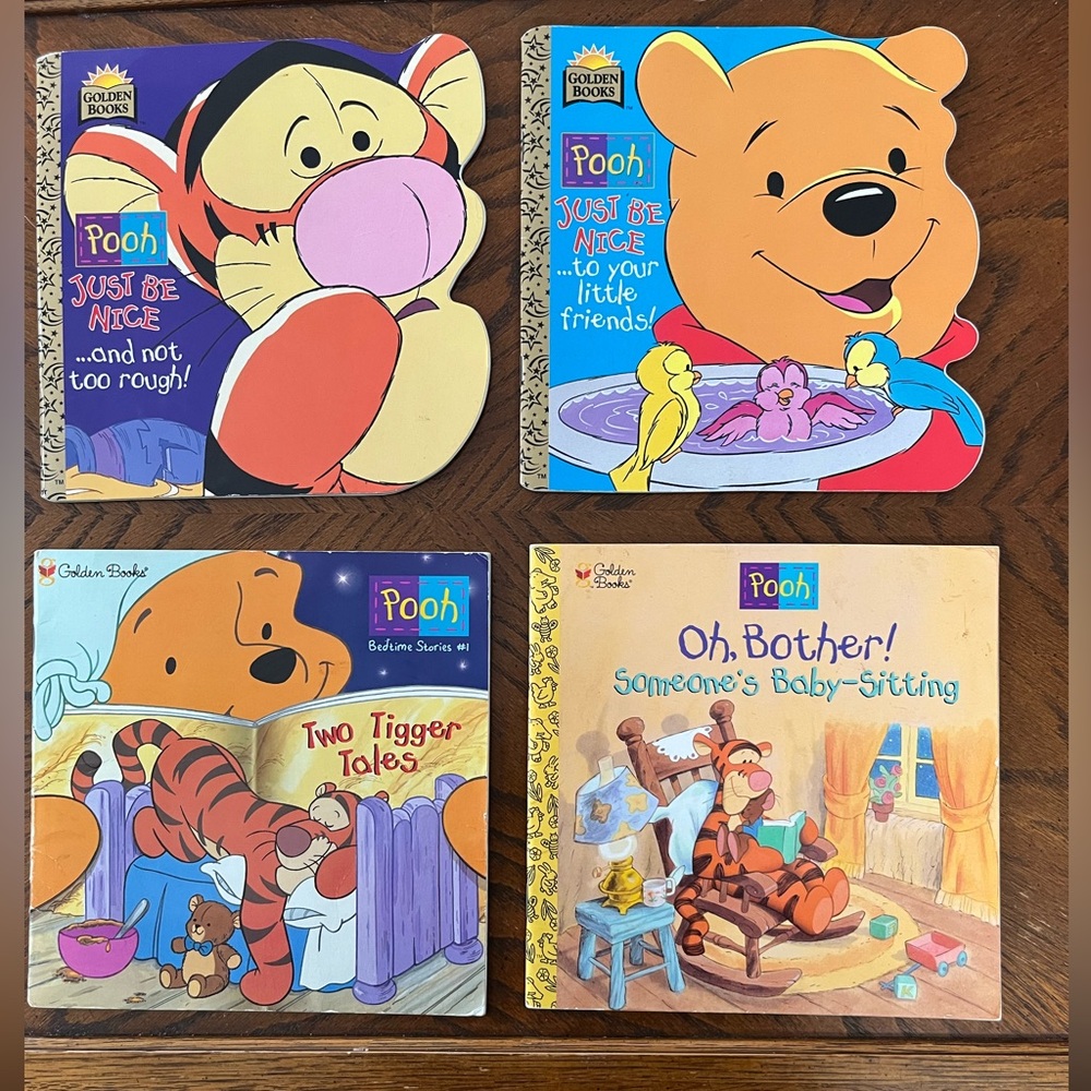 Pooh and Friends Golden Books | Set of 4 kids storybooks